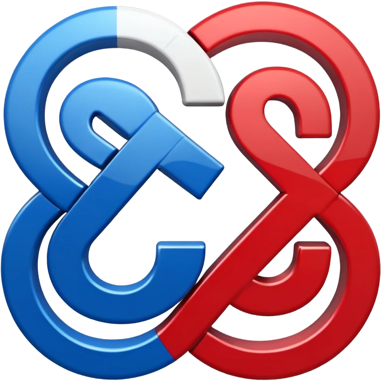 The percentage symbol is in the color of the American flag emoji