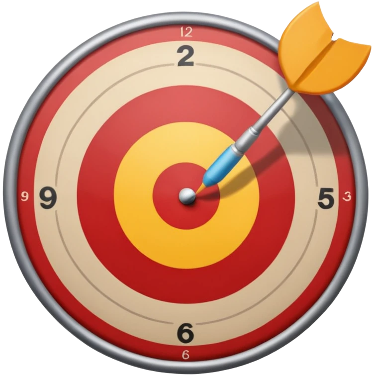 Hitting the correct target. emoji