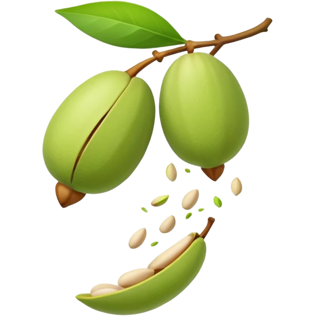 Pistachio spray emoji