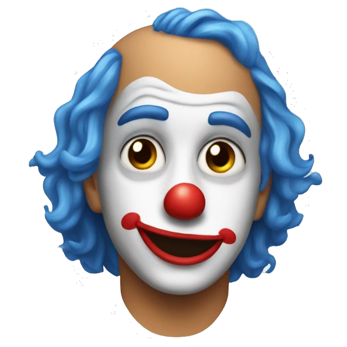 Peluca de payaso  emoji