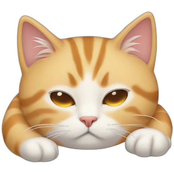 Cat who sleep emoji