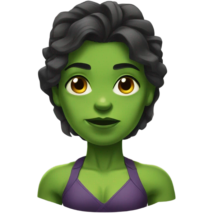 Smini female hulk emoji
