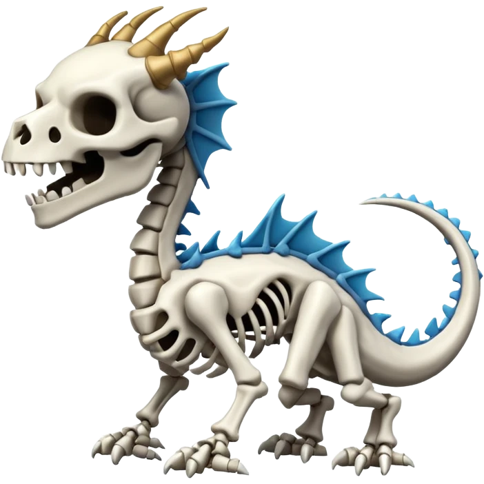 Emote de Dragones esqueleto de Clash royale emoji
