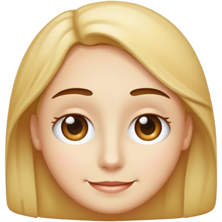 Small dots for eyes with a lifeless smile emoji