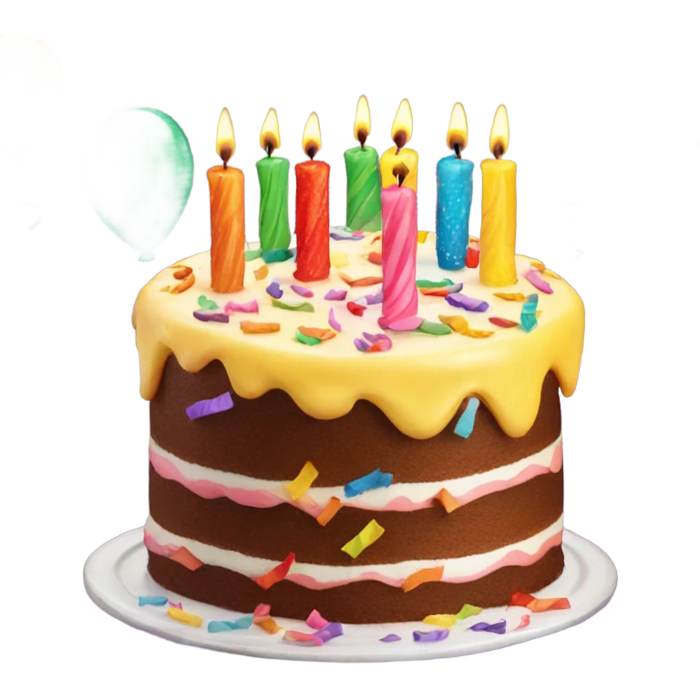 Happy birthday emoji