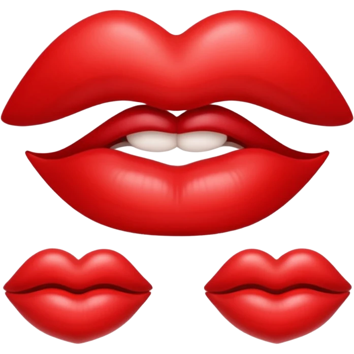 Lips and Hearts emoji