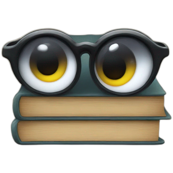 Books whith eyes  emoji