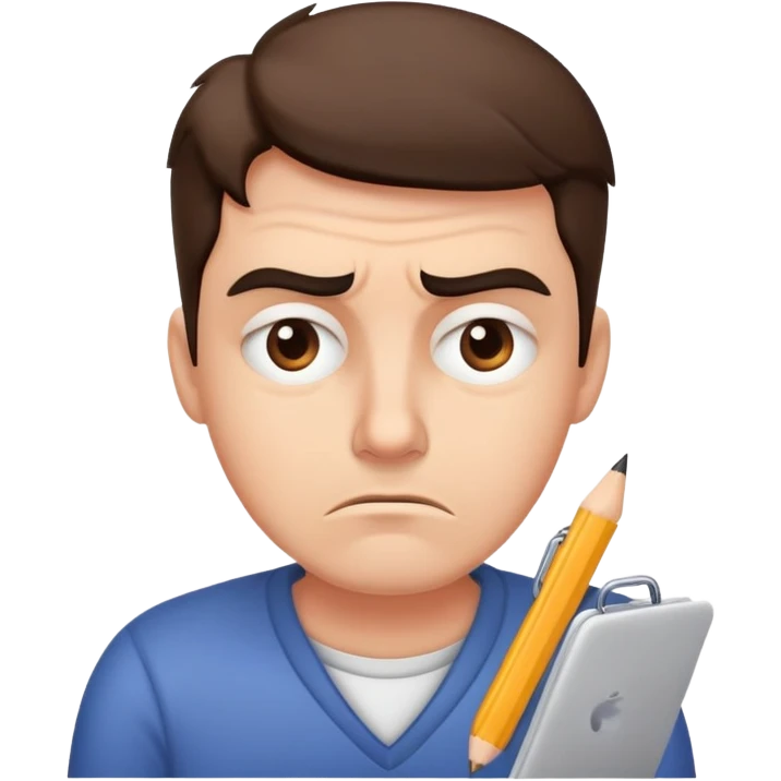 Stressed copywriter  emoji