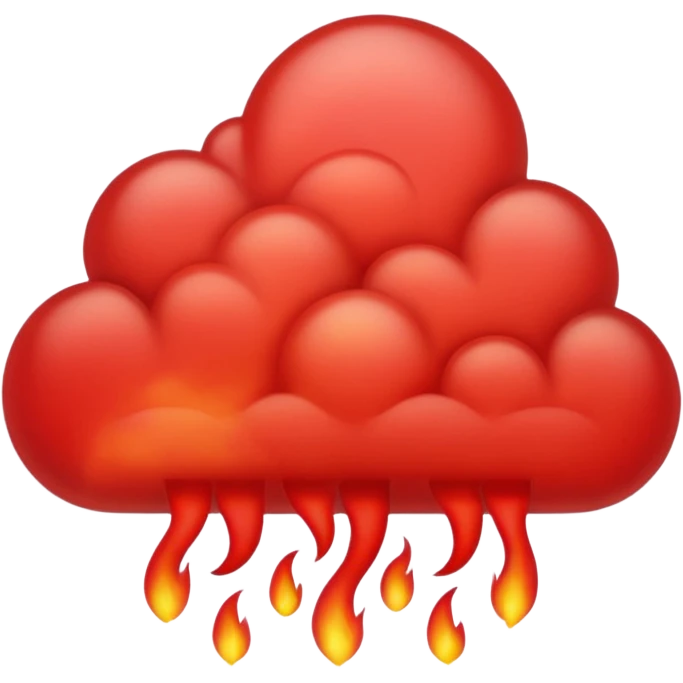 red smoke   emoji