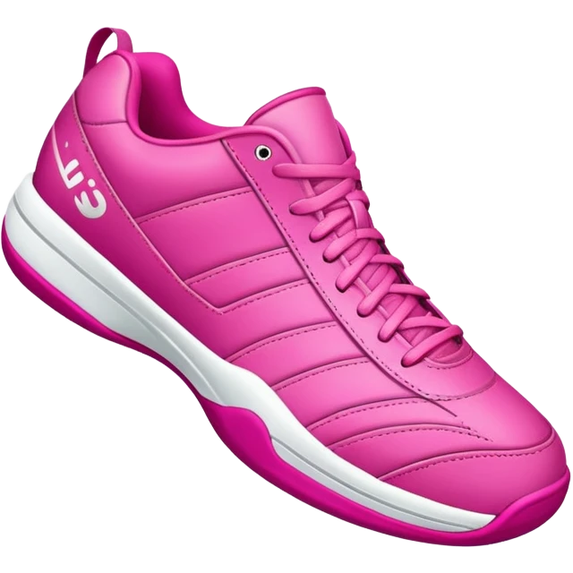 pink volleyball shoe  emoji