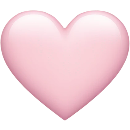 Pastel Pink heart  emoji