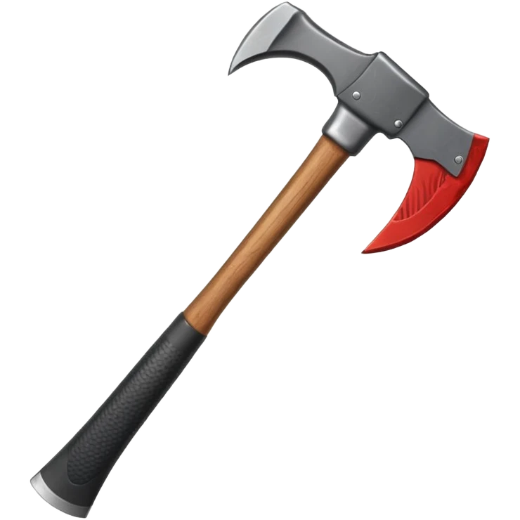 black metal snow climbing axe emoji