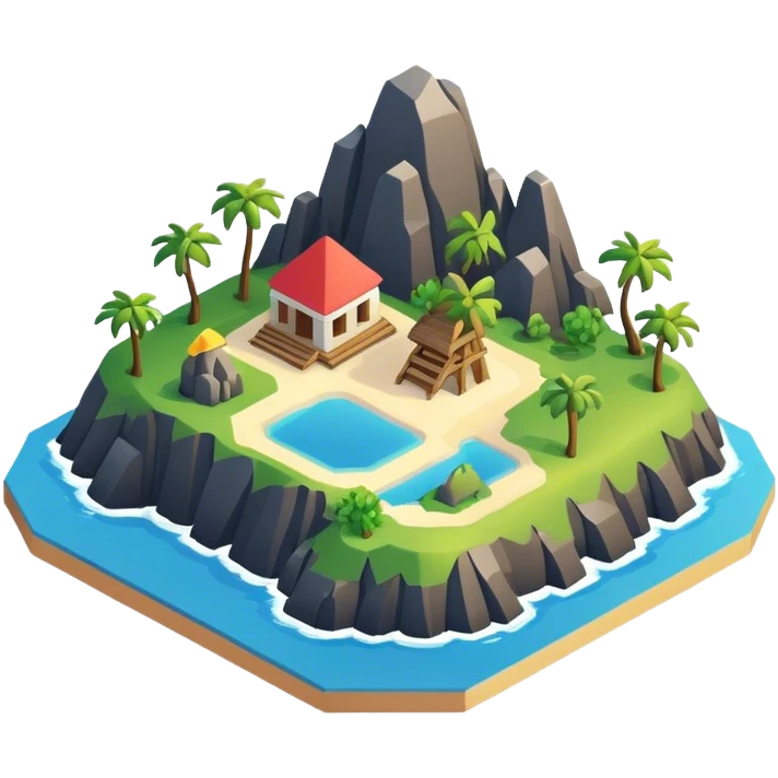 isometric island emoji