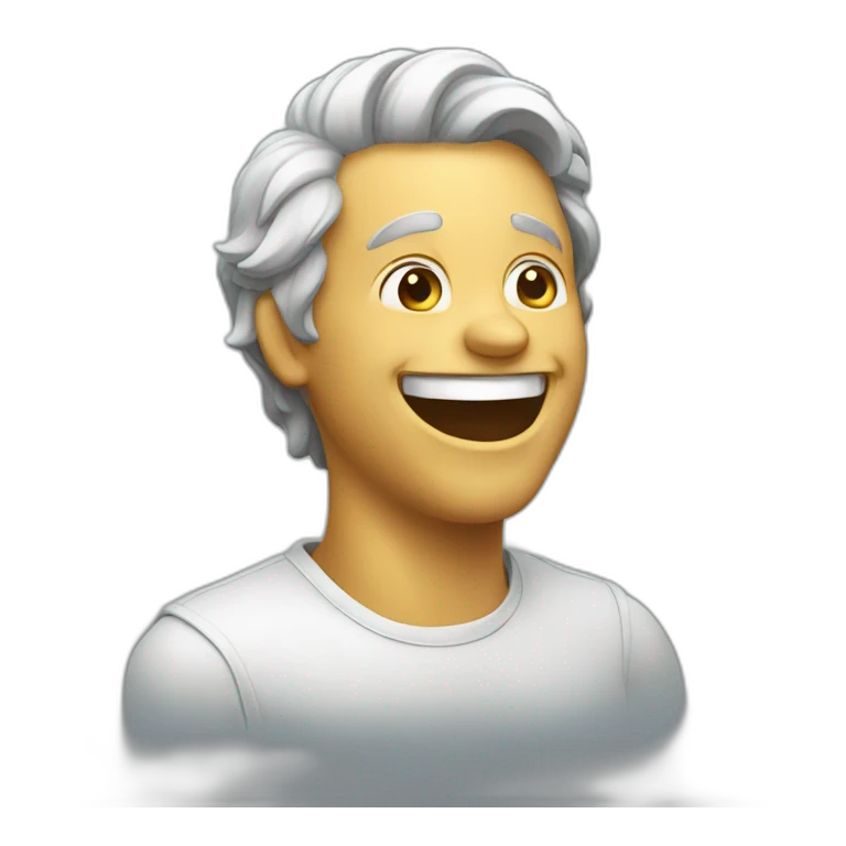 Man is laughing  emoji