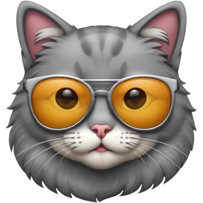 Cat wearing sunglasses emoji