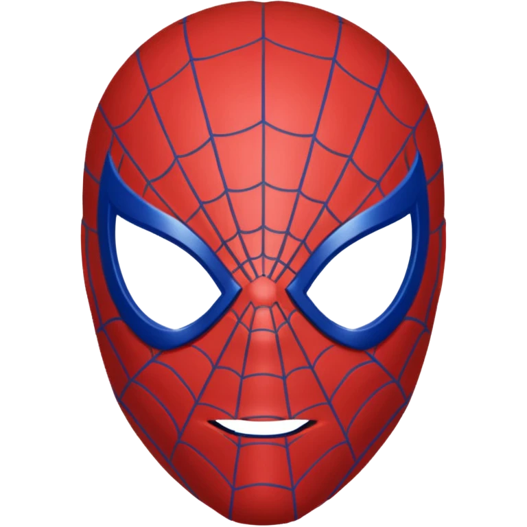 Spider man only face emoji