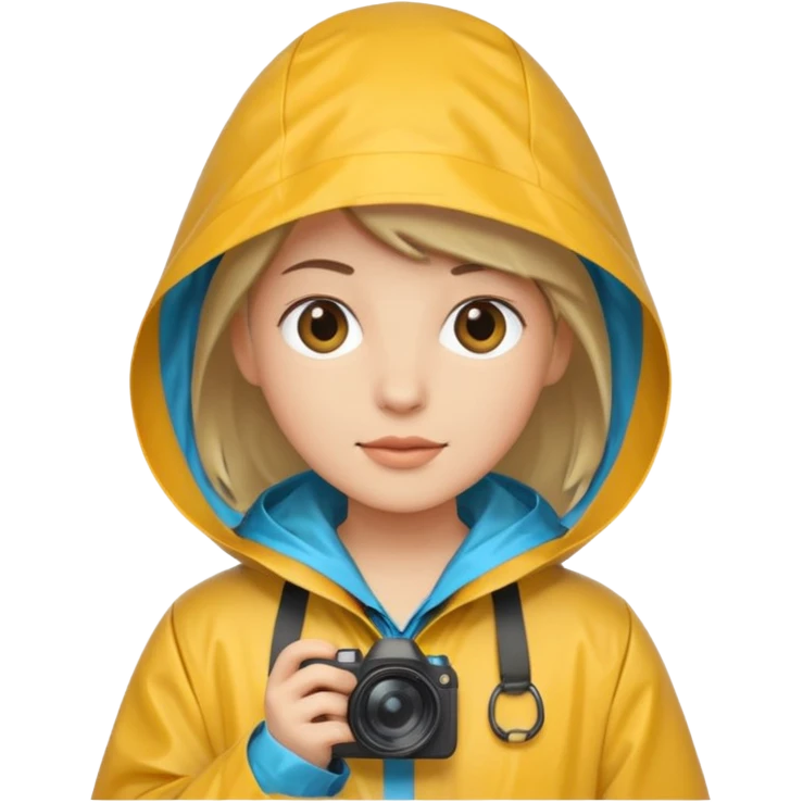 fotographer with rain coat

 emoji