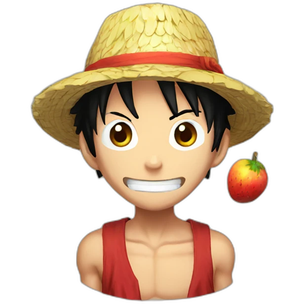 Luffy fruits  emoji