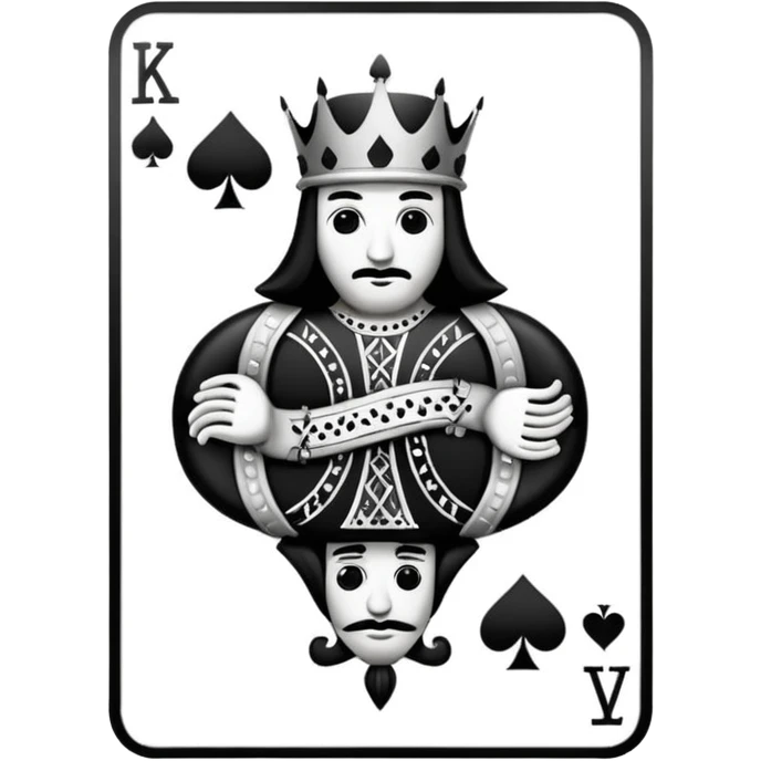 King of spades  emoji