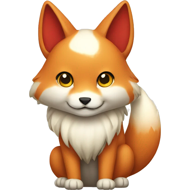 Japanese kitsune emoji