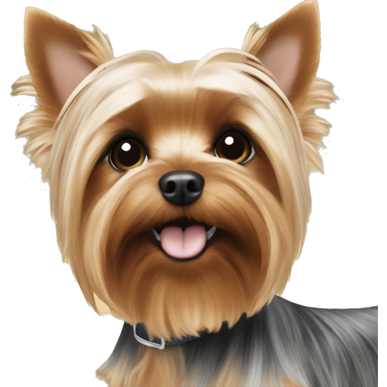 Yorkie in heaven  emoji