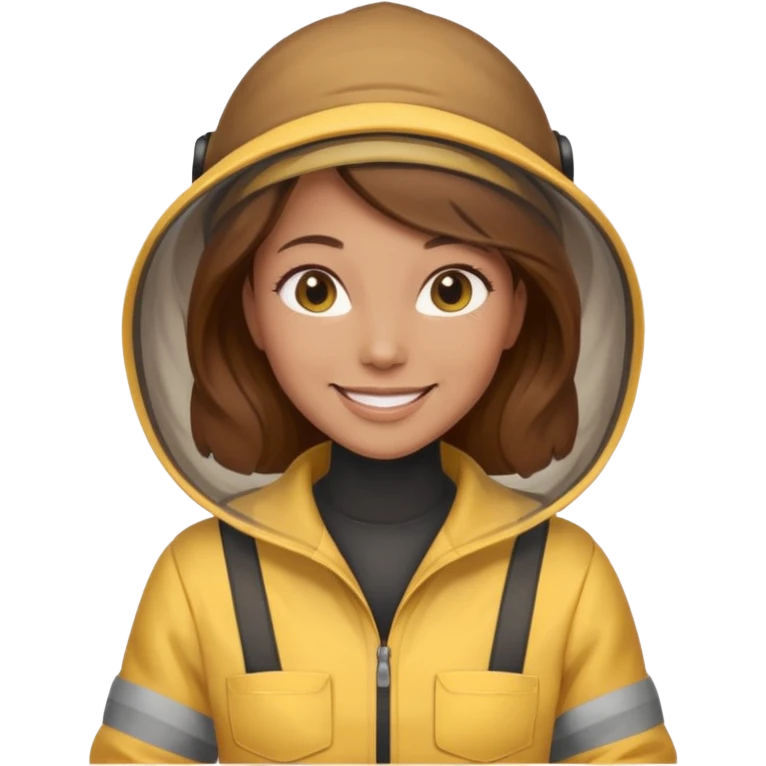 female bee keepers with brown hair emoji