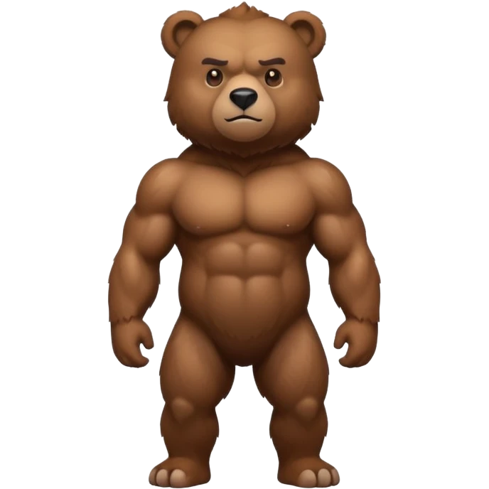 Muscular bear
 emoji