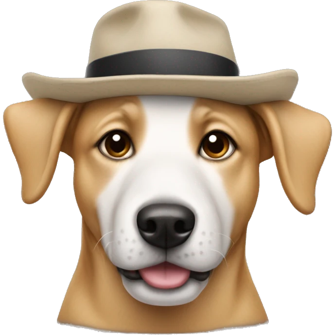 dog with cwboy hat emoji