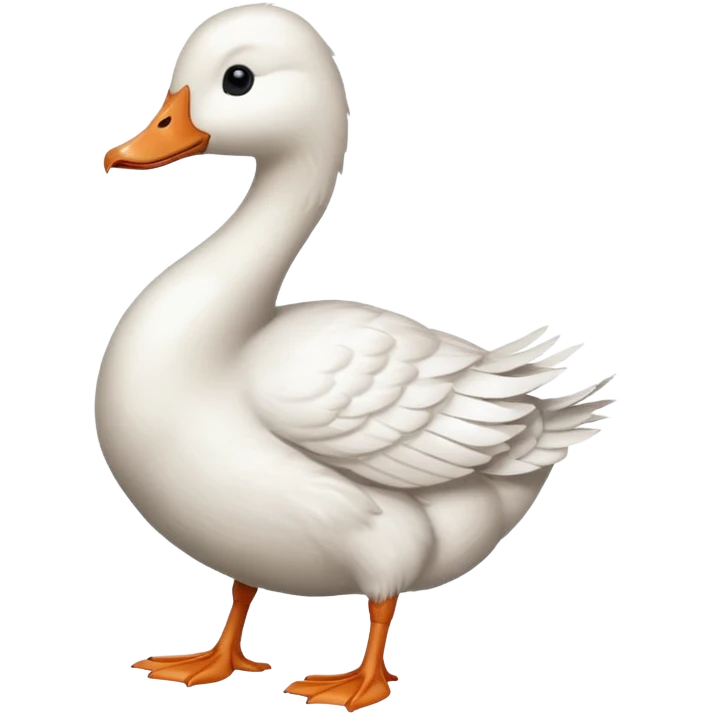 Гусь показывает попу emoji