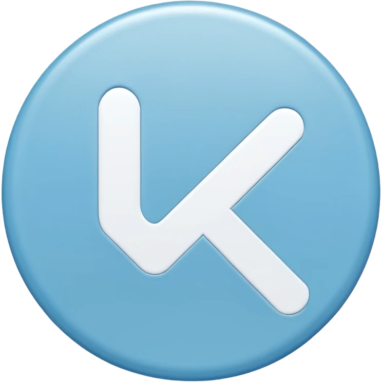 light blue circle  with white check mark in the middle  emoji