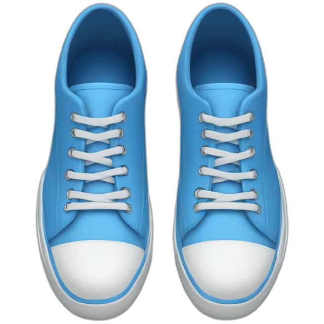 Blue shoes emoji