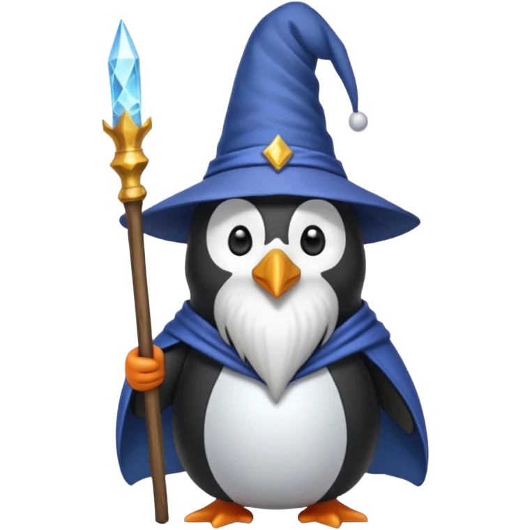 Wizard Penguin emoji