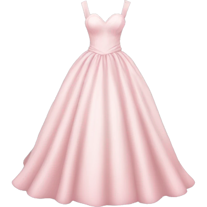pastel pink wedding dress emoji