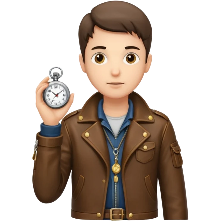 Explorer with pocket watch emoji