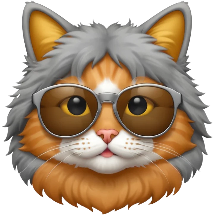 Cat wearing sunglasses emoji