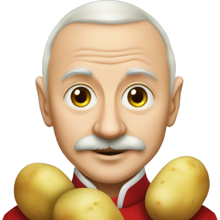 Lukashenko elf with potatoes emoji