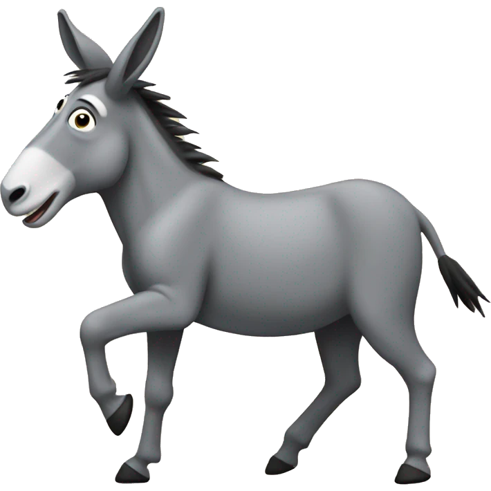 Donkey dancing emoji