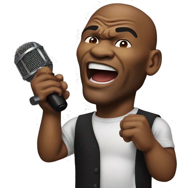 Mike Tyson singing emoji
