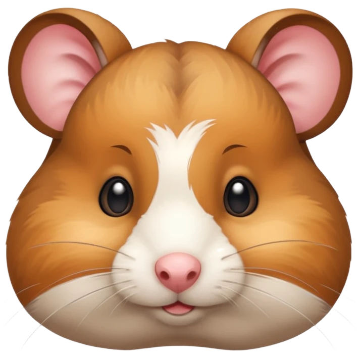 Smirking hamster looking to the side emoji