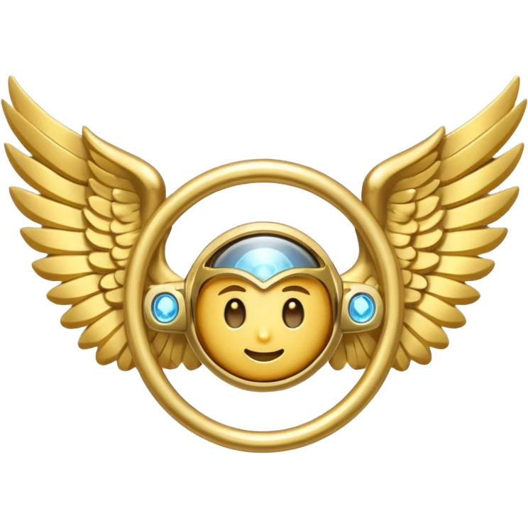 geekbar with wings and halo emoji