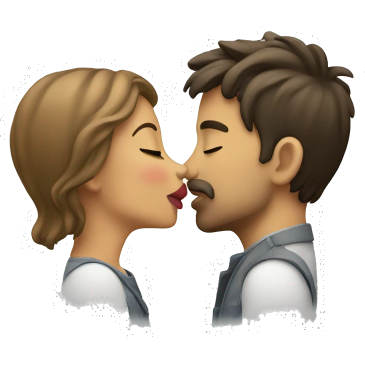 kiss-kiss emoji
