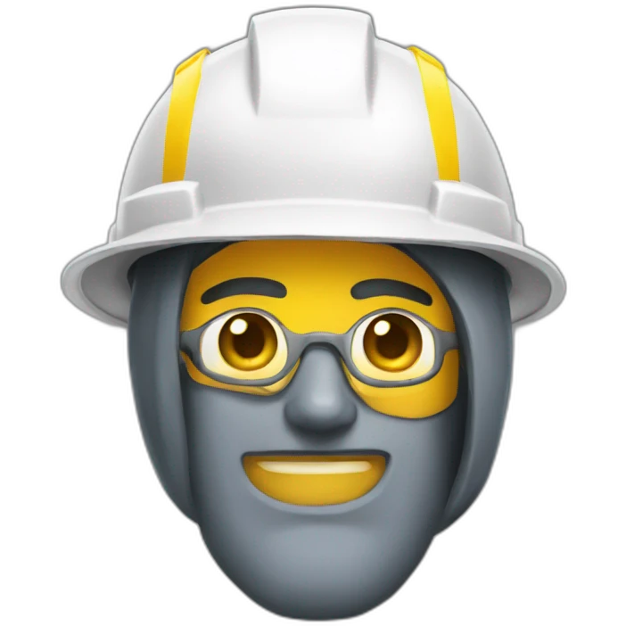 Capacete de obra emoji