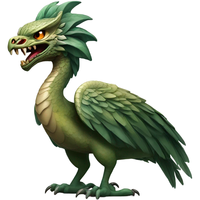 garuda snake demon who resembles nole musk emoji