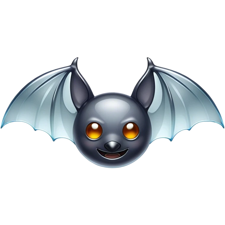 Bat with glass emoji