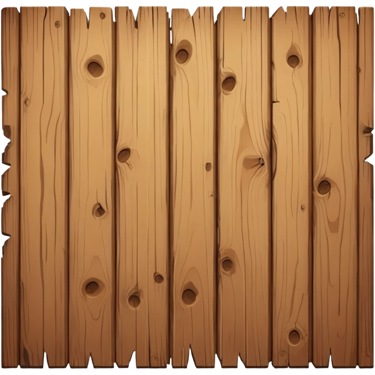Wooden wall emoji