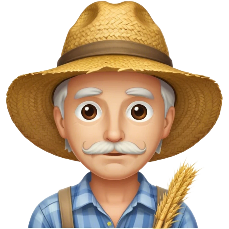 white farmer emoji