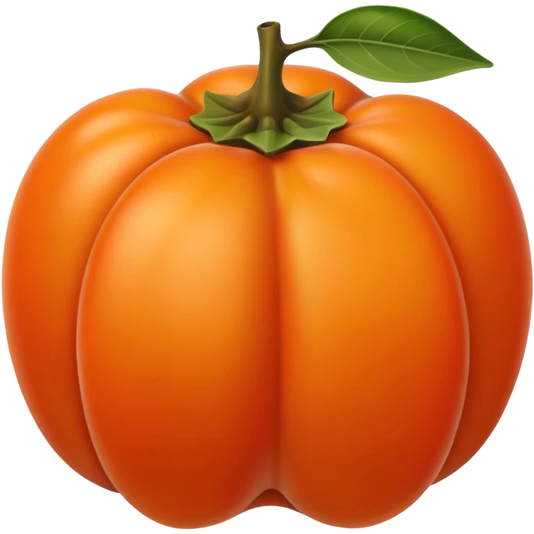 persimmon emoji