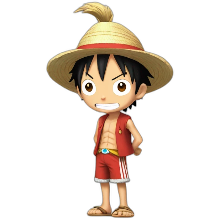 Luffy full body emoji
