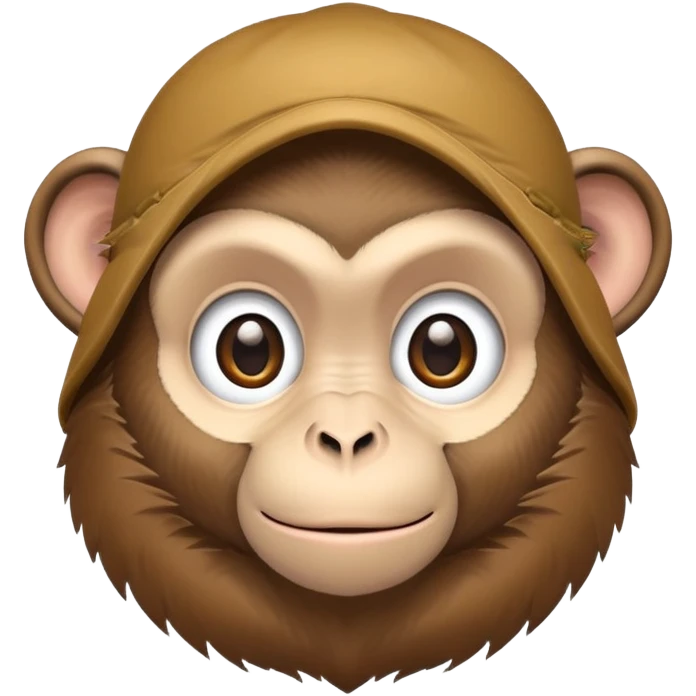 monkey in utility cover emoji