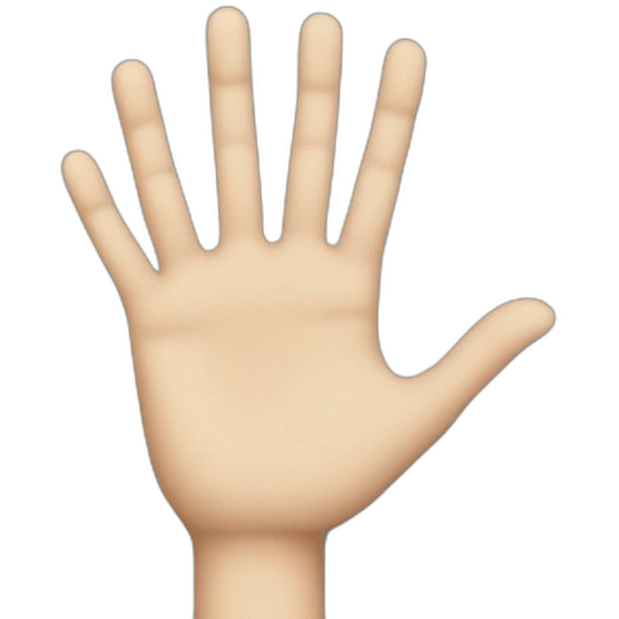 Hand emoji